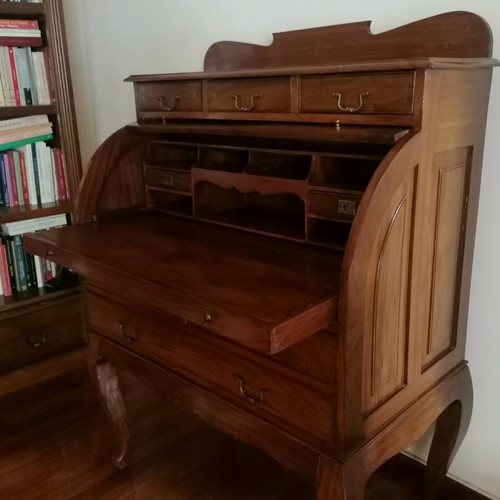Vintage secretary desk like new solid wood