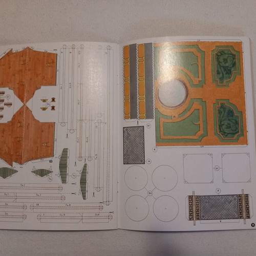 Godolo Palace Paper Model Hungary like new (1986)