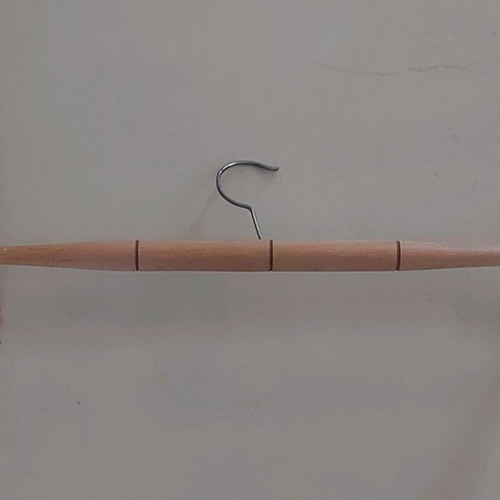 Wooden vintage hanger with five hooks like new
