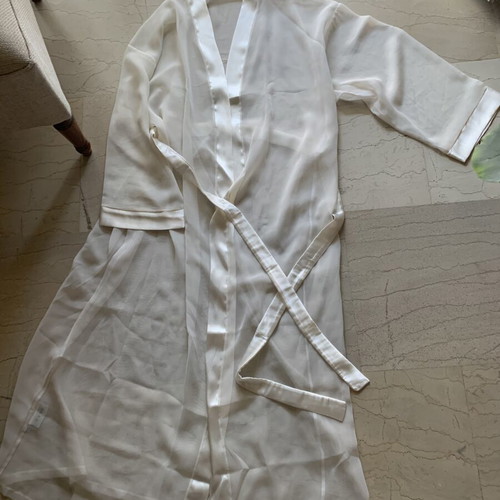 Robe and nightdress set new, beige, airy and soft