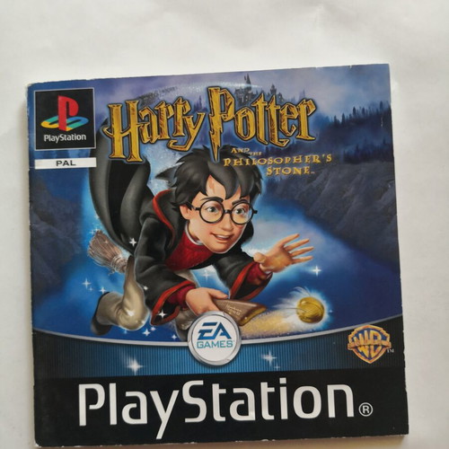 Harry Potter and the Philosopher's Stone PS1 game manual