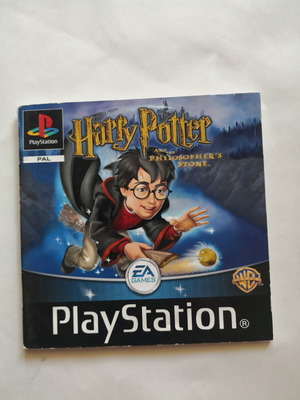Harry Potter and the Philosopher's Stone PS1 game manual
