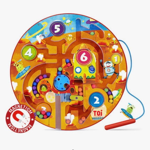 Magnetic Space Board wooden new fine motor skills game from 2+