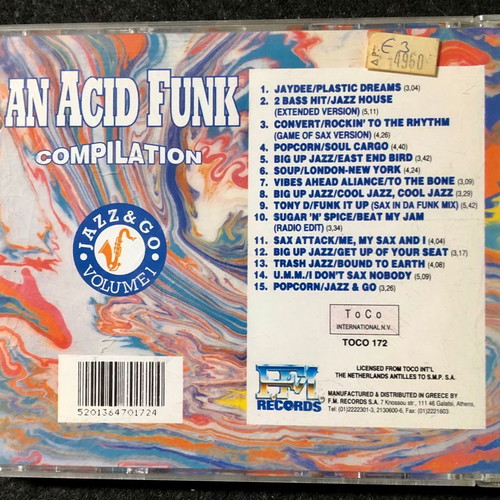 An Acid Funk Compilation Jazz & Go Volume 1 CD used