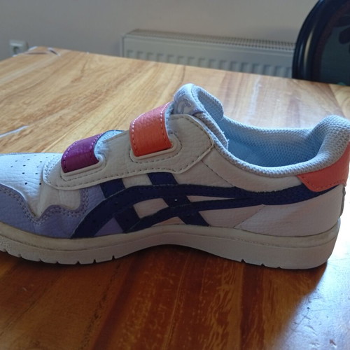Asics children's shoes size 33 used, multicolor athletic