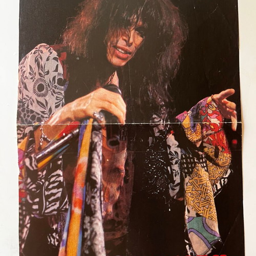 Steven Tyler Aerosmith Haddaway poster used 21cm x 28cm