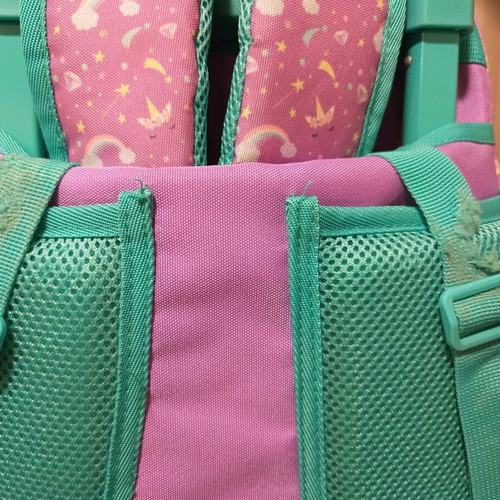 School backpack with wheels used