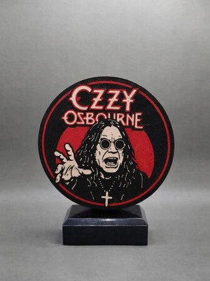 Ozzy Osbourne Coaster new, 3D printed