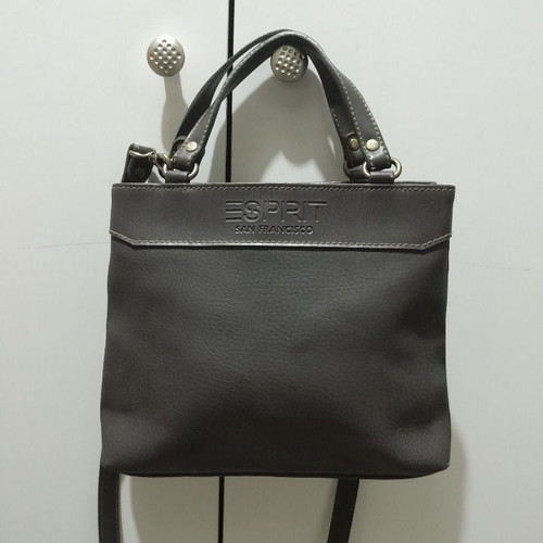Esprit San Francisco leather shoulder bag like new, brown