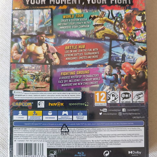 Street Fighter 6 Steelbook Edition PS4 new, free PS5 upgrade