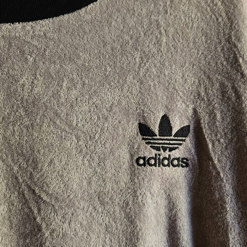Adidas lilac short sleeve shirt, terry fabric, size L