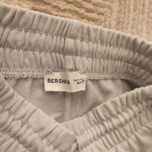 Bershka XS bell-bottom sweatpants like new, turquoise