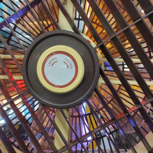 Vintage fan used, functional