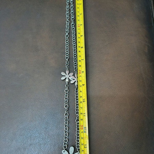 Folli Follie necklace and bracelet set silver like new