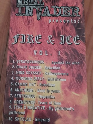 Fire and Ice I VHS tape used from Metal Invader, metal