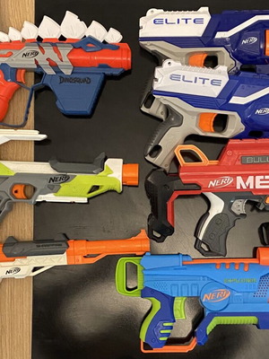 Πακέτο Nerf σαν καινούργιο με σφαίρες