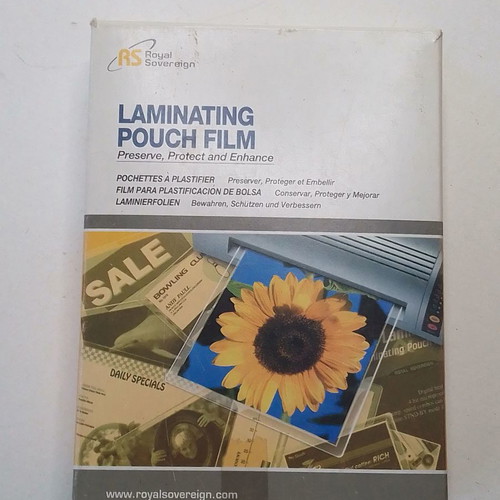 Laminating photo pouches new, pack of 100 pcs, 9x13 cm