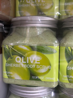 Body scrub 350ml new, made with olive