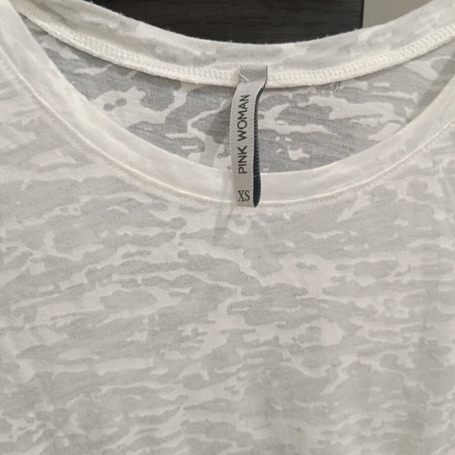 Pink Woman blouse with lace like new