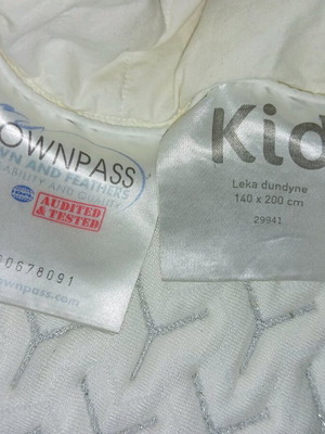 Puffer πάπλωμα Kid Downpass 140x200 εκ σαν καινούργιο