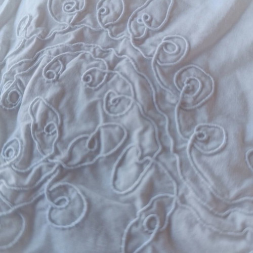 Benetton white boho summer dress for girls 8-9 years like new