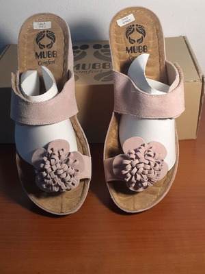 Mubb Comfort leather suede sandals size 40 new