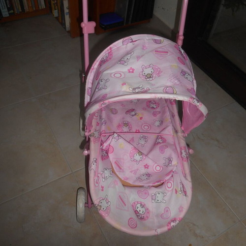 Doll stroller used, dimensions 70x55x27 cm