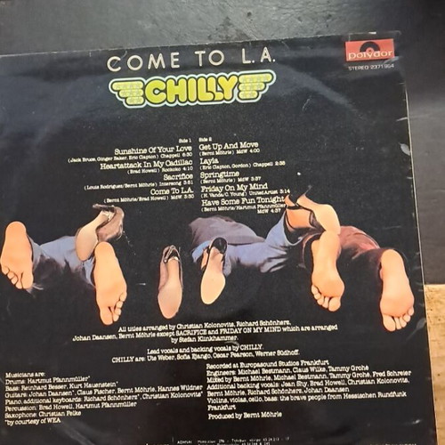 Chilly Come to L.A. vinyl record