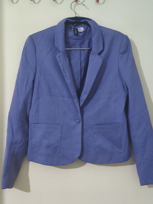 H&M λιλά μεσάτο σακάκι