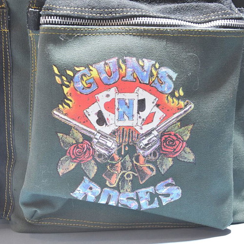 Vintage Guns n Roses backpack like new, canvas