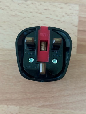EU Schuko to UK Plug Adapter used