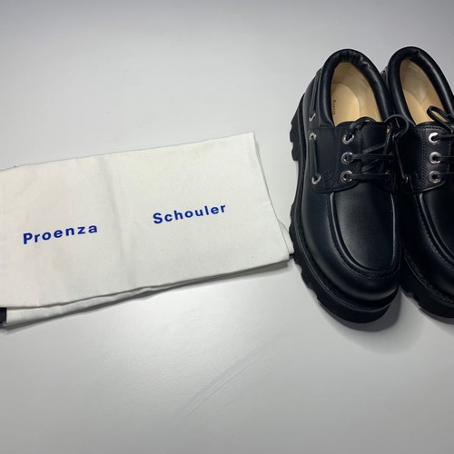 Proenza Schouler Moc lace-up shoes new, black