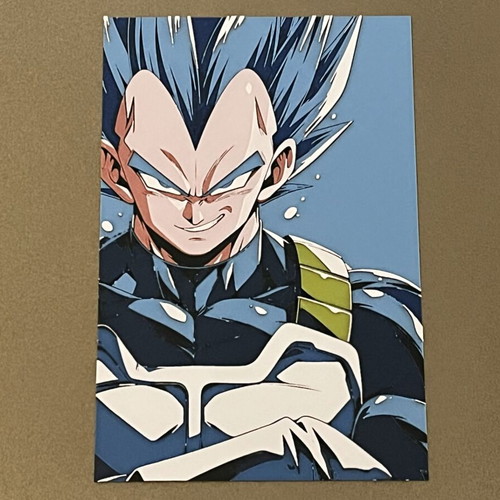 3D Embossed Vegeta Dragonball Z Wall Art new