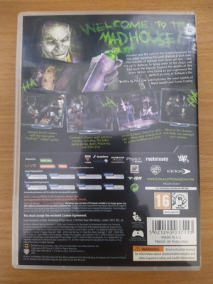 Batman Arkham Asylum PC like new