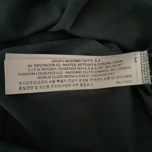 Massimo Dutti T-shirt set of 2 brown and green like new