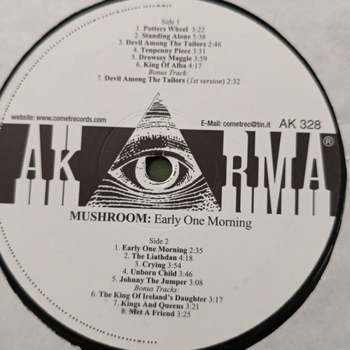 LP Mushroom Early One Morning new, rock
