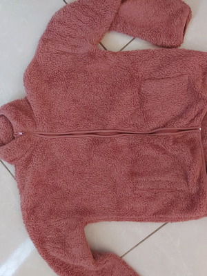 Furry pink coat jacket like new