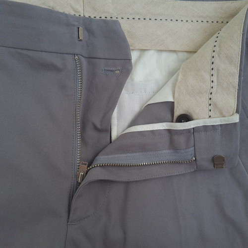 Nicole Farhi women's chino capri pants size S W28 L25, gray