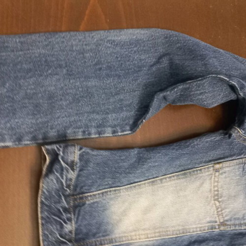 Denim jackets used, set of 2, blue