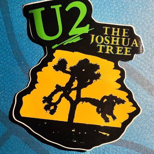 U2 vintage memorabilia set unused, wallet and sticker