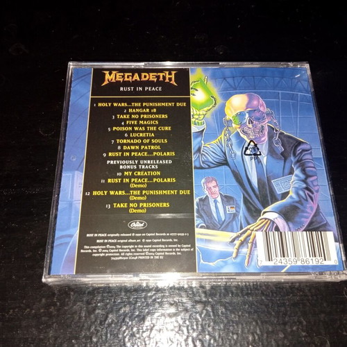 Megadeth Rust in Peace CD sealed, new