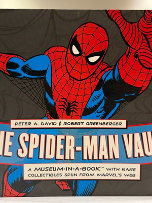The Spider-Man Vault book used with rare collectibles 2010