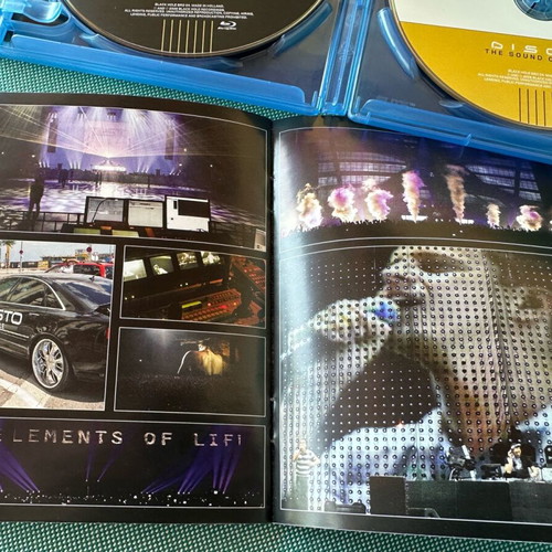 Tiesto Elements of Life World Tour 2x Blu-ray discs like new