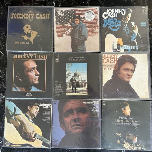 Johnny Cash records, country music