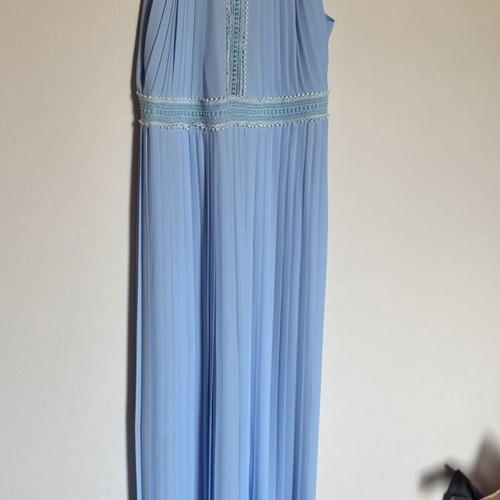 Zini long dress baby blue, like new, size M