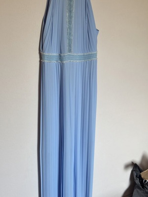 Zini long dress baby blue, like new, size M
