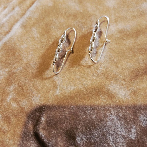 Gold earrings 585 14K vintage like new