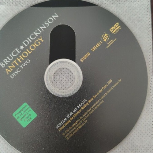 Bruce Dickinson Anthology DVD, metal