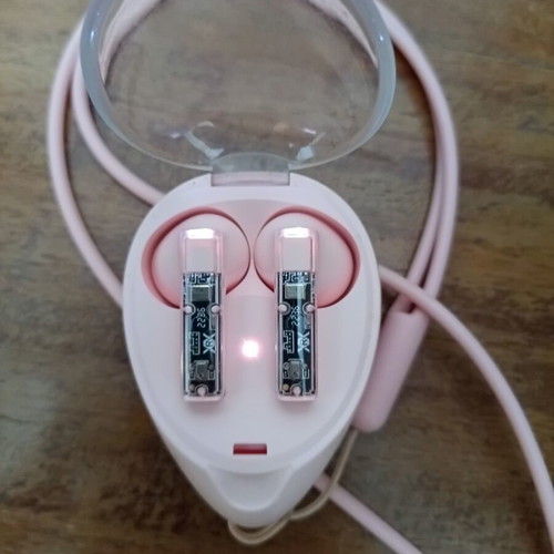 Bluetooth earbuds used