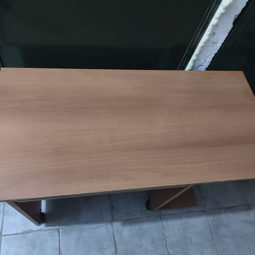 Work Desk like new with sliding drawer, wheels, and PC space